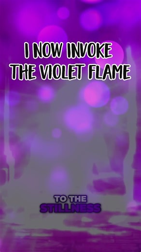 I now invoke the Violet Flame of Transmutation 💜🔥🙏 Learn more and claim the power of the Violet Flame to bless and uplift your life in our free class! www.VioletFlameClass.com | Ask-Angels.com