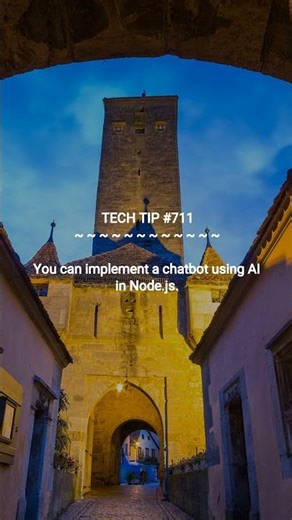 Create a Chatbot with AI in Node.js :: 2025-09-04 #shorts #TechTips #dotKey