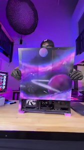 Is this space themed Gaming PC out of this world or what!? #pcsetup #pcbuild #gaming #gamingsetup #gamer #gamers #gamersofinstagram #gamersoftheworld #concolegaming #pcgaming #pcgamer #computersetup #computerengineering | Overkill Gaming