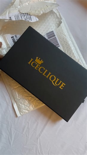 IceClique Jewelry on Instagram: "Unboxing of our custom baguette pendant and custom round pendant. Video: @cbngofficial"