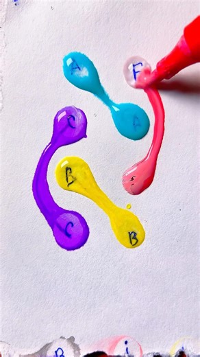 🔴Fun Colors Water Drop🟣🔵🔴💦#shorts #colors #funny #mixing #games #satisfying#trending #