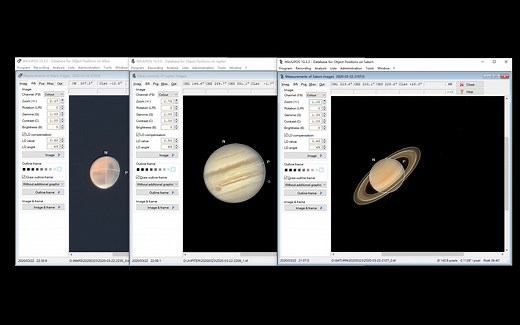 WinJUPOS 图像测量