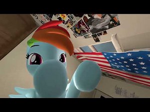 Rainbow Dash Play and Sleep with You[MLP SFM]