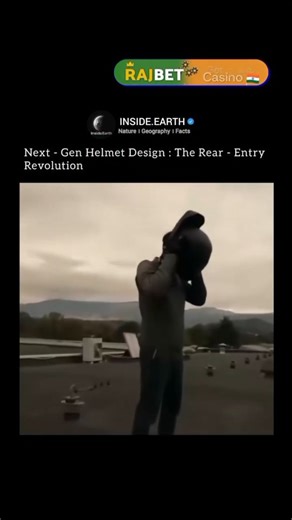 Nature | Geography | Facts on Instagram: "🧠 Next-Gen Helmet Design: The Rear-Entry Revolution What if putting on a helmet didn’t feel like a struggle anymore? The rear-entry helmet flips the rules of traditional design—opening from the back, wrapping your head naturally, and locking in place with precision. It’s not just a design change, it’s a mindset shift in how we think about safety and comfort. This innovation isn’t about looking futuristic—it’s about solving real problems. Faster wear, be