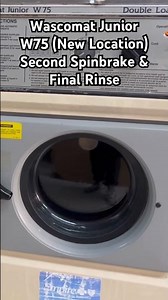 Wascomat Junior W75 (New Location) Second Spinbrake & Final Rinse