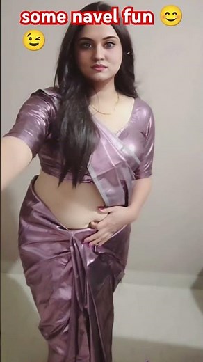 Navel fingering in saree ❤️ navel poking challenge 🔥🔥🔥video #shorts #youtubeshorts #entertainment