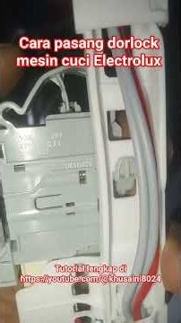 How to install a lock on an Electrolux washing machine #tutorial #service #machine #laundry #don'...