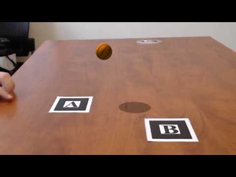 Augmented Reality - Basketball Launcher with AR.js