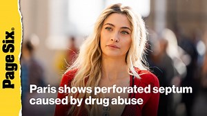 Paris Jackson reveals perforated septum due to drug use
