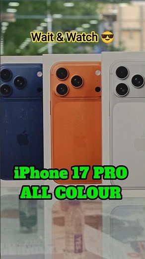 iPhone 17 Pro All Color Variants Unboxed! #apple #iphone #iphone17pro