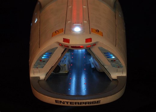 Star Trek Enterprise 1701 Refit Model: Landing Bay Sequential Lights Kit (lighting Kit Only) - Etsy