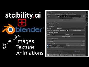 Stability AI plugin for Blender - Create images, texture and animations