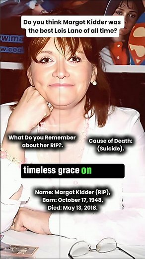 Remembering Margot Kidder (1948–2018) – Lois Lane Queen and Fearless Advocate #rip #actress #legend
