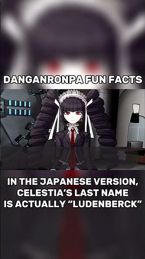 DANGANRONPA FUN FACTS (#3) #danganronpa #anime #danganronpa2x2 #funfacts #triggerhappyhavoc #despair