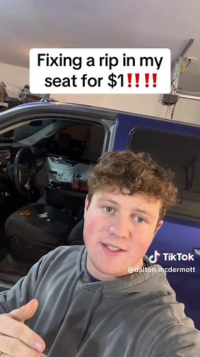 Repairing a Rip in Your Car Seat for Just $1