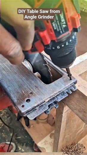 Options​DIY Table Saw from Angle Grinder #shorts #woodworking #tools