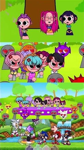 FNF Soda Pop Sprunki but PUPPIES vs Saja boys 7 – KPop Demon Hunters #sodapop