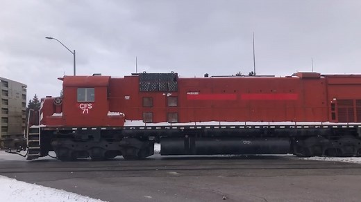 You never know what will show up at Rapido HQ! This Montreal Locomotive Works M636 was built in January 1970 as number 4711 and enjoyed a long career with CP before retirement in the mid-90s. Reengined with a Caterpillar 3200 hp diesel engine during a rebuild in 1988, the 4711 was later purchased by the Minnesota Commercial Railway in 1998 and renumbered 71. Recently this historic unit was sold to the Sartigan Railway in Quebec, hopefully to be restored to run on the mainline once again! Video w