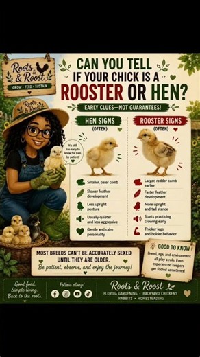 Rooster or Hen? 🐥 How to Tell the Difference in Young Chicks