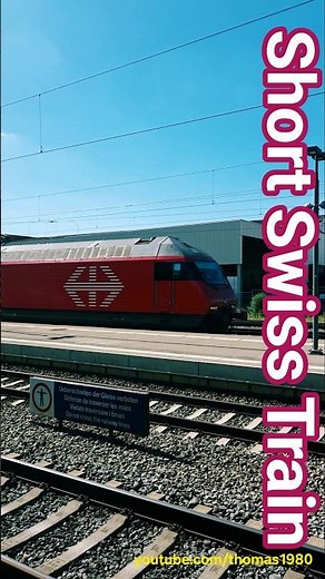 Der kürzeste SBB Personenzug der Schweiz? 🚂 Re 460 Durchfahrt! | #shorts
