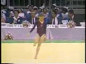 Elena Levochkina FX 1989 International Junior AA