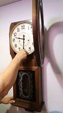 Fully Serviced Ansonia Westminster chimes wall clock with new Hermle movement