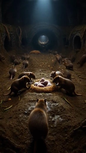 Tiny Camera on a Vole! Inside a Hidden Underground Colony #animals #animalpov #wildlife #nature