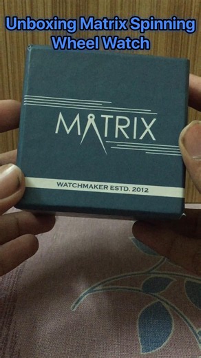 Unboxing Matrix Spinning Wheel Watch #matrix #watch