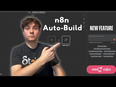 n8n NEW Feature: Prompt → Workflow (Setup + Live Test)