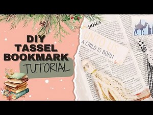 DIY Tassel Bookmarks | Christian Printable Craft Tutorial