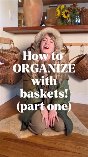 TIETJEN HOME | Erika Silver Tietjen on Instagram: "Life gets messy, and good organization systems help. Here’s part one of my “how to organize with baskets” mini-series, featuring the “put-away” basket. Stay tuned for part two! Do you basket too? 😘 #organizedhome #tidyhome #baskets"