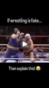 Wrestling Pics & Clips on Instagram: "If wrestling is fake, then explain this 😂 If you like our content, give us a follow @wrestleclipsofficial 👊"