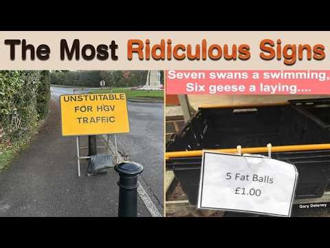 The Most Ridiculous Signs That Are So Dumb They’re Genius – Pure Internet Gold! 🤣 || Sign Hub