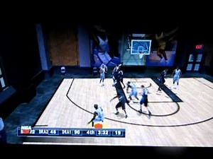 NBA 2K12 gameplay (PSP) smooth... My Player 3 of 3