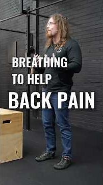 Breathing to ease back pain, simple and gets you able to start moving 💪🏼 #backpain