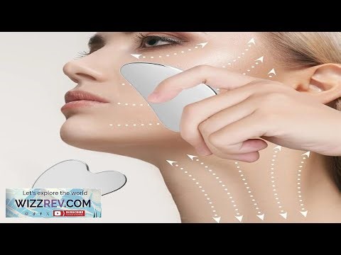 1PC Stainless Steel Gua Sha Scraper Skin Beauty Care Face Massager Full