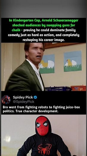 In Kindergarten Cop (1990), The Action Legend Who Conquered a Classroom! #shorts