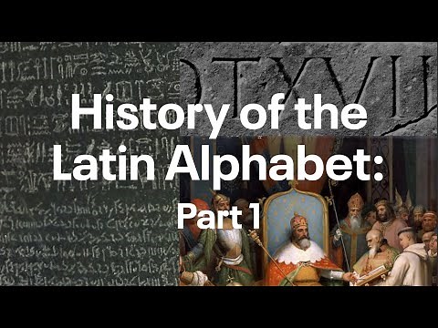 History of the Alphabet: Part 1