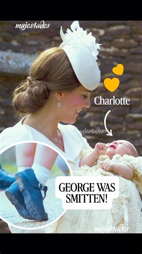 You won’t believe what George did on his baby sister’s Christening day… 💛
