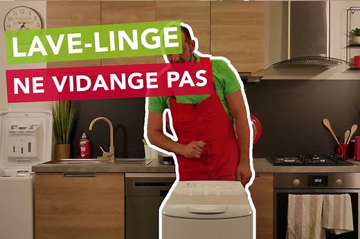 Pourquoi le lave-linge ne vidange pas ? - SOS Accessoire
