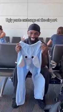 Funny pants at the airport🤣🤣 #foryou #viral #funny #airport