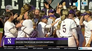 19K views · 44 reactions | The final out ➡️ the celly Watch Northwestern clinch and celebrate its third straight B1G title.  #B1GSoftball | Big Ten Network | Facebook