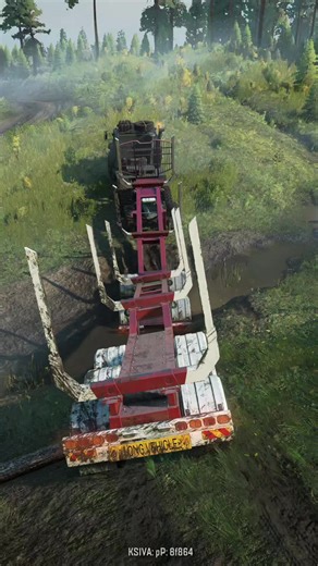 Hard work ⚠️ Offroad #snowrunner #offroad #trucksimulator #gaming #fyp