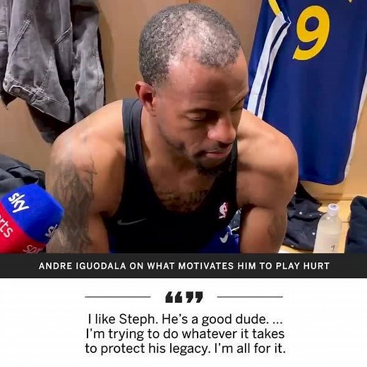 Andre Iguodala says he's playing for Stephen Curry. | ESPN