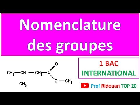 nomenclature des molécules organiques partie 2