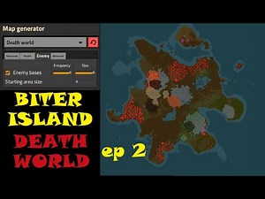 Factorio Biter Island - DeathWorld (Challenge Map) - Part 2