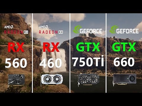 RX 560 vs RX 460 vs GTX 750 Ti vs GTX 660 Test in 7 Games