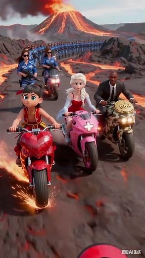 brother & sister riding on beautiful glowing Fire bike #trending #youtubeshorts