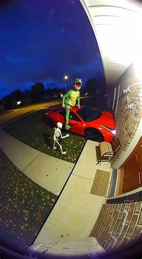 Ferrari-driving T-rex