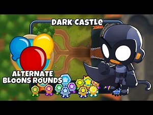 Dark Castle [Alternate Bloons Rounds] [🚫 Monkey Knowledge] Walkthrough/Guide | Bloons TD6